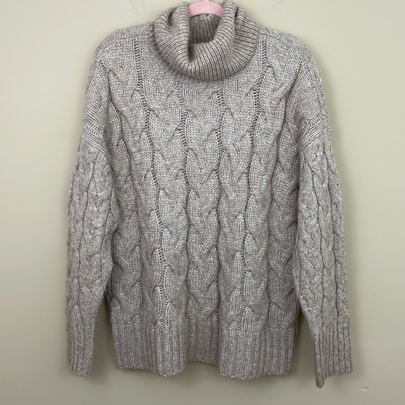 A.N.A. cable-knit turtleneck sweater XL - Picture 1 of 7